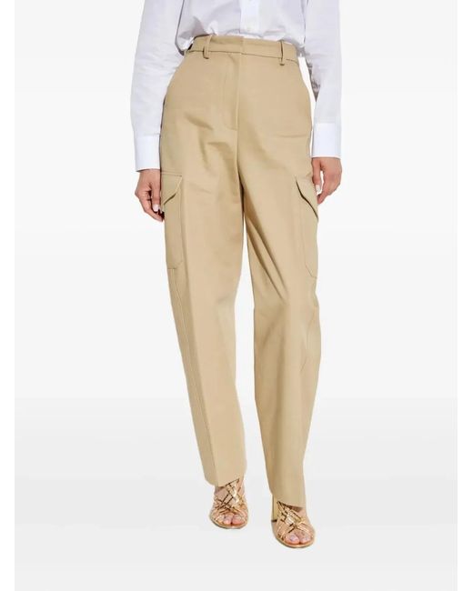 Givenchy Natural Cotton And Wool Pants