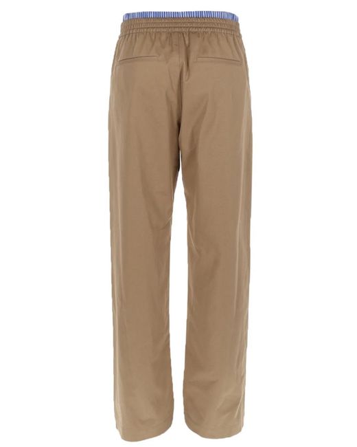 MSGM Blue Pantalone for men