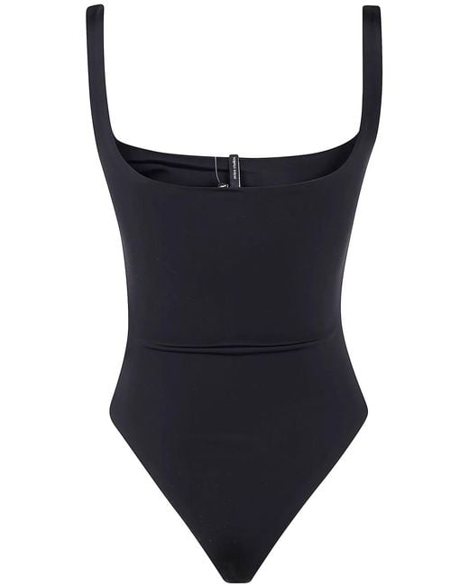 Entire studios Blue Square Neck Bodysuit