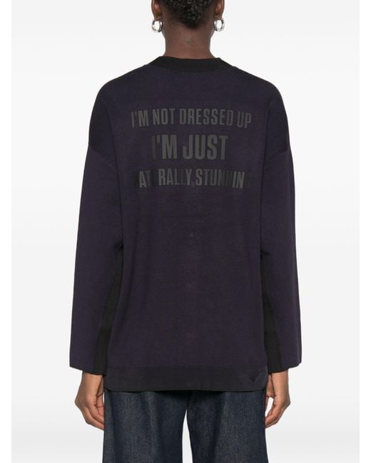 Elisabetta Franchi Blue Viscose Polyamide Sweater