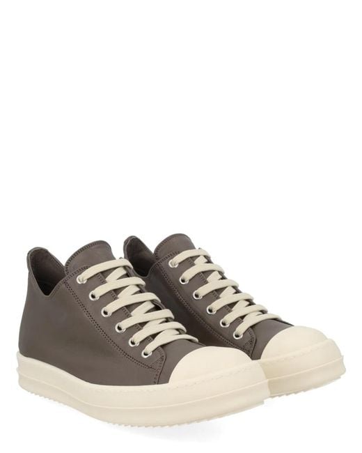 Rick Owens Brown "Low Sneaks" Sneaker
