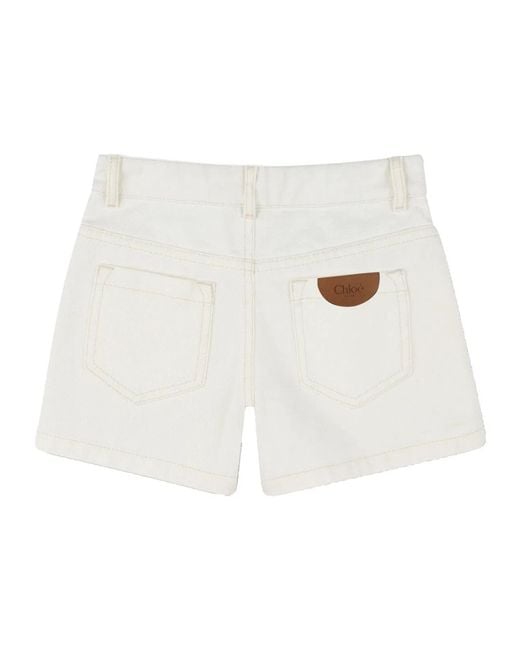 Chloé White Bermuda