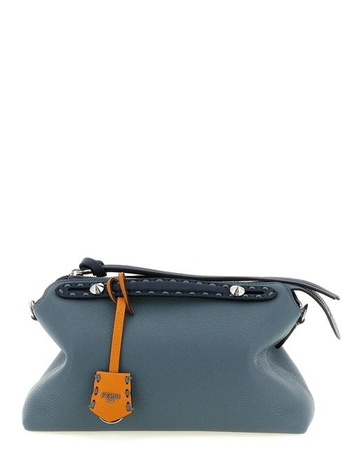 Fendi Blue 'By The Way Soft Selleria' Medium Handbag
