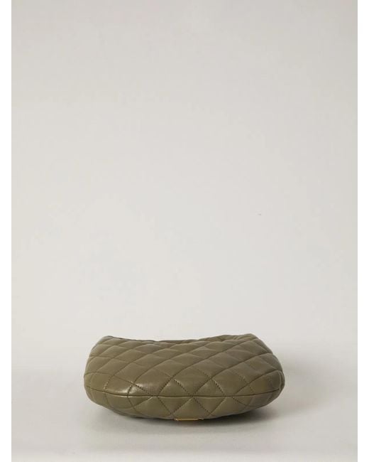 Saint Laurent Green Strong Moss Icarino Leather Handbag
