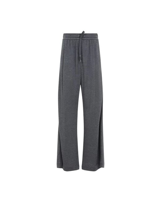 Brunello Cucinelli Gray Dark Cotton Pants