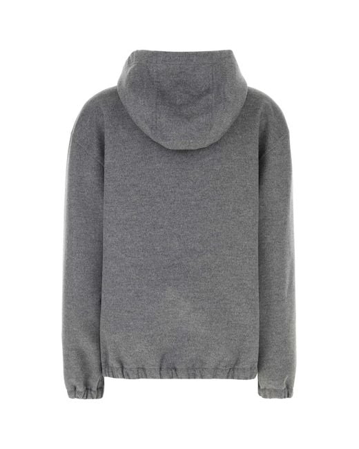 Miu Miu Gray Wool Blend Jacket
