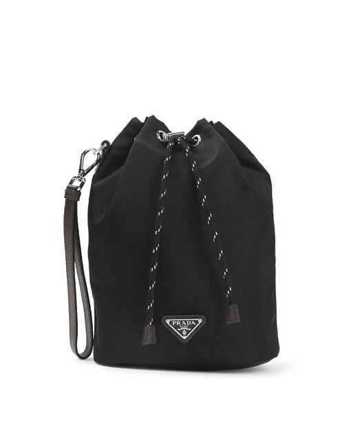 Prada Black Speedrock Pouch