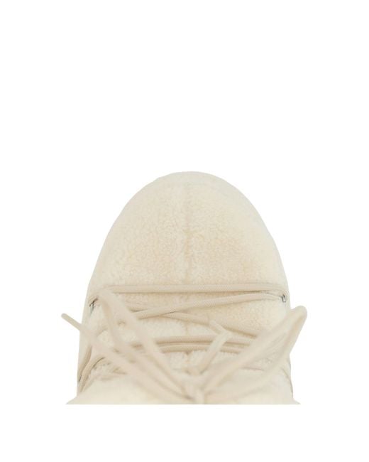 Moon Boot White Icon Fleece Snow Boots