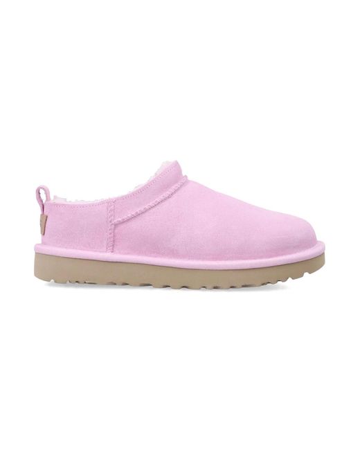 Ugg Pink Classic Micro Suede Sheepskin Boots