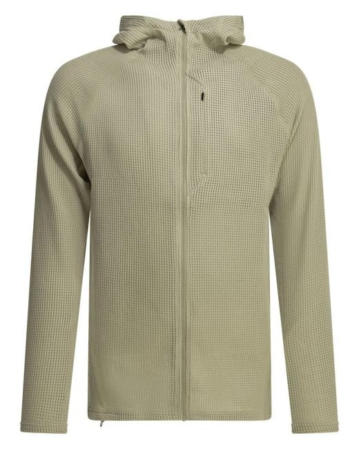 Houdini Sportswear Green "Pace Flow" Hoodie for men