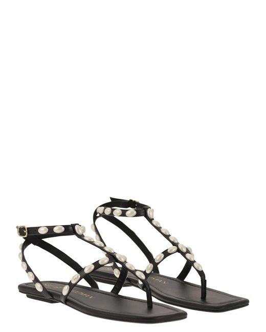 Stuart Weitzman Black Pearlita