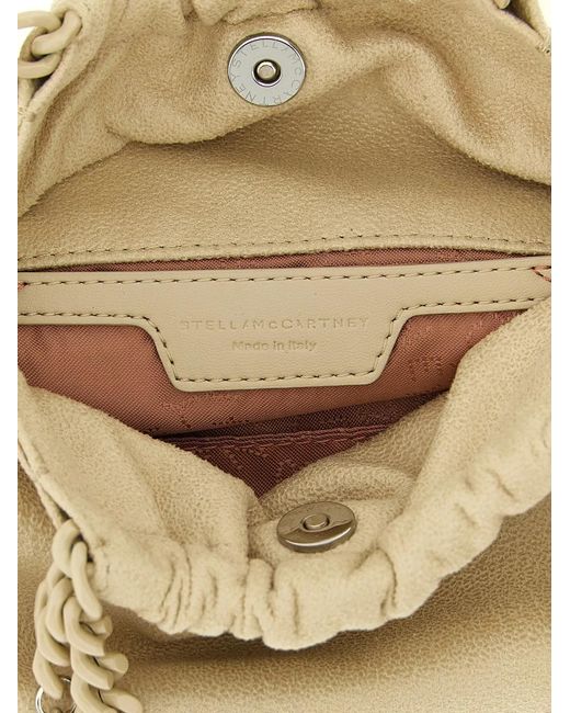 Stella McCartney Natural 'Falabella Mini Drawstring' Crossbody Bag