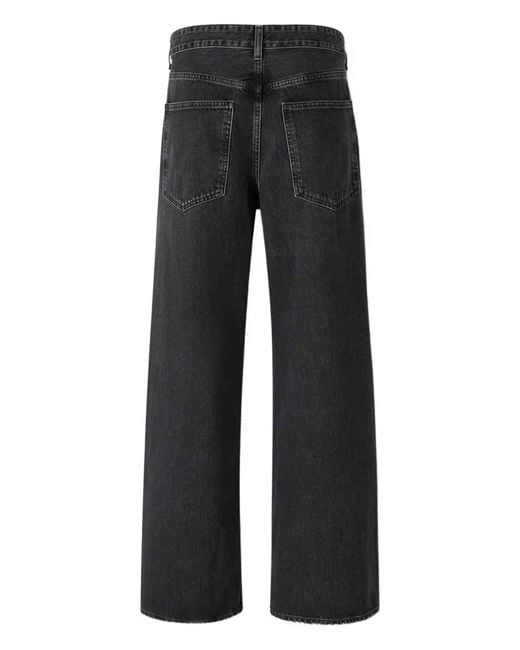 Agolde Black Cotton Jeans