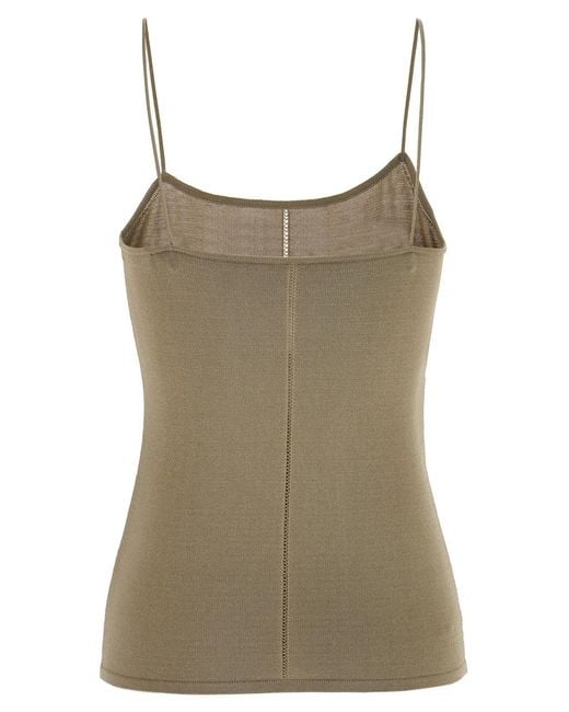 Lemaire Green Openwork Top