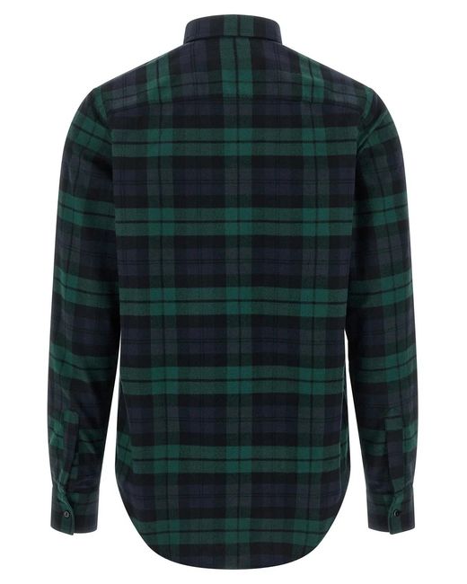 Xacus Blue 'Marta' Flannel Shirt