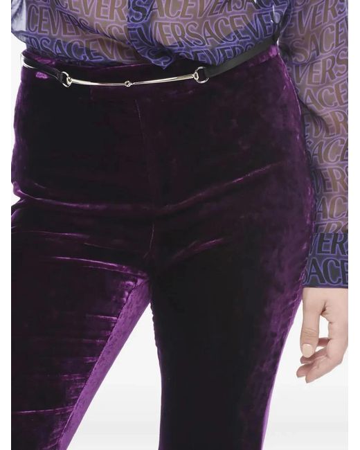 Gucci Black Velvet Pants
