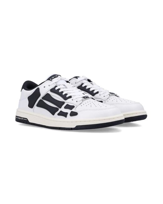 Amiri White Skel Top Low Sneakers