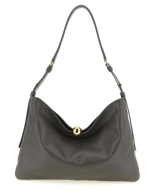 Furla Black Sfera Soft' Large Shoulder Bag