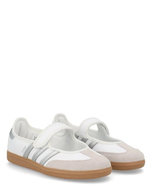 Adidas Originals White Samba Jane Sneaker