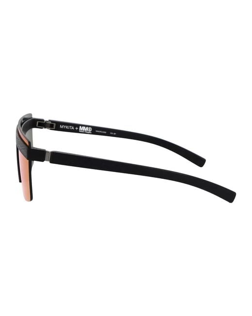 Mykita Blue Mylon Shield Sunglasses