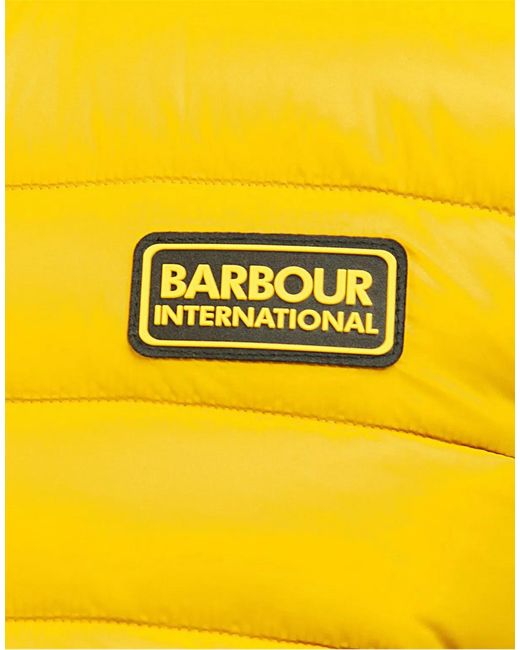 Barbour Yellow Racer Reed Gilet Vest for men