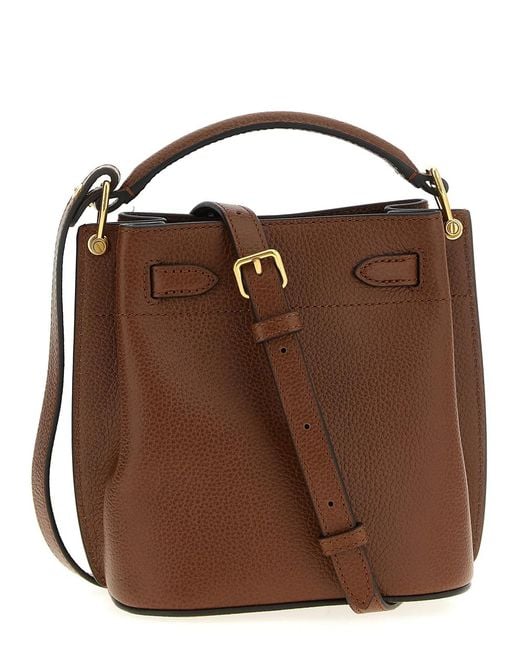 Mulberry Brown 'Islington' Mini Bucket Bag