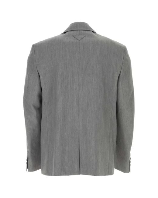 Prada Gray Giacca for men