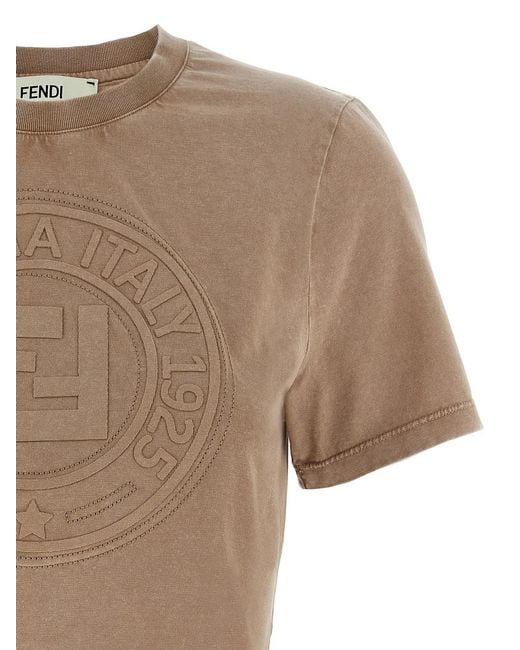 Fendi Natural 3D Roma' T-Shirt
