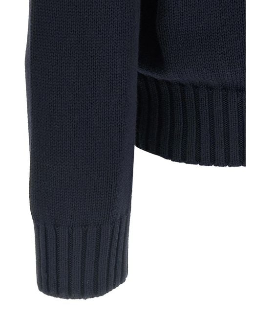 Polo Ralph Lauren Blue Intarsia Sweater for men