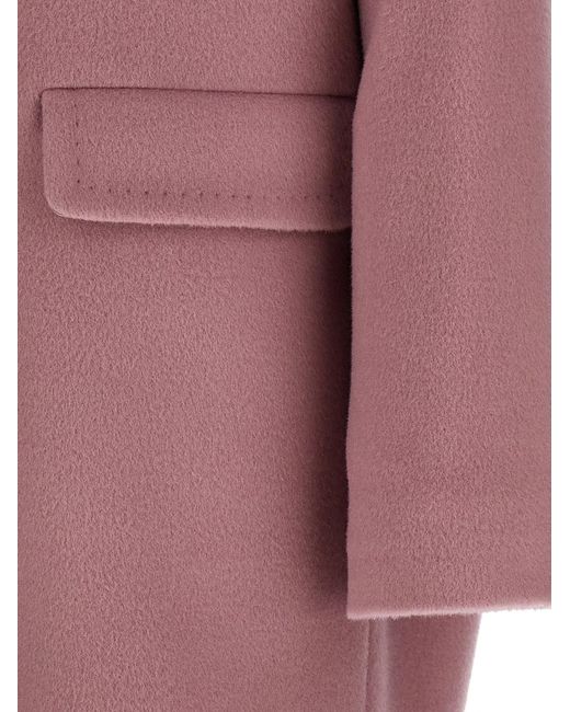 Tagliatore Purple 'Astrid' Coat