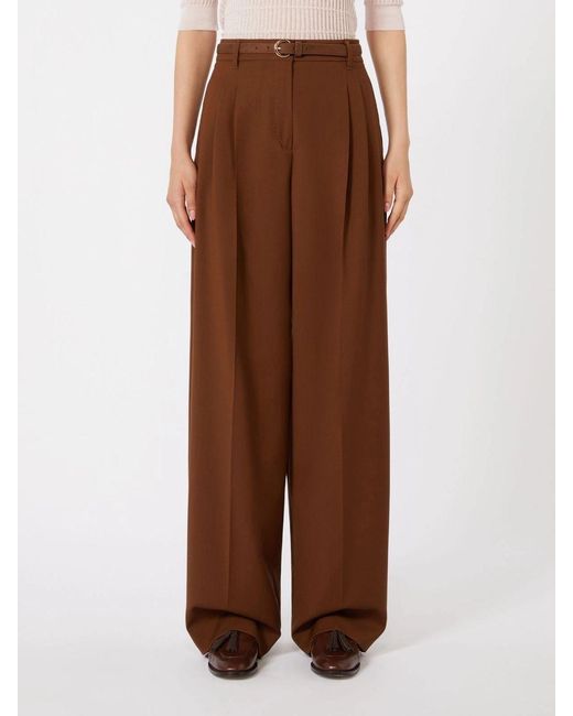 Max Mara Brown Mstbacio Trouser Chocolate