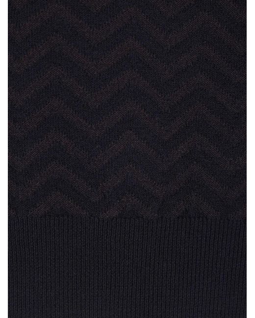 Giorgio Armani Blue Sweater for men