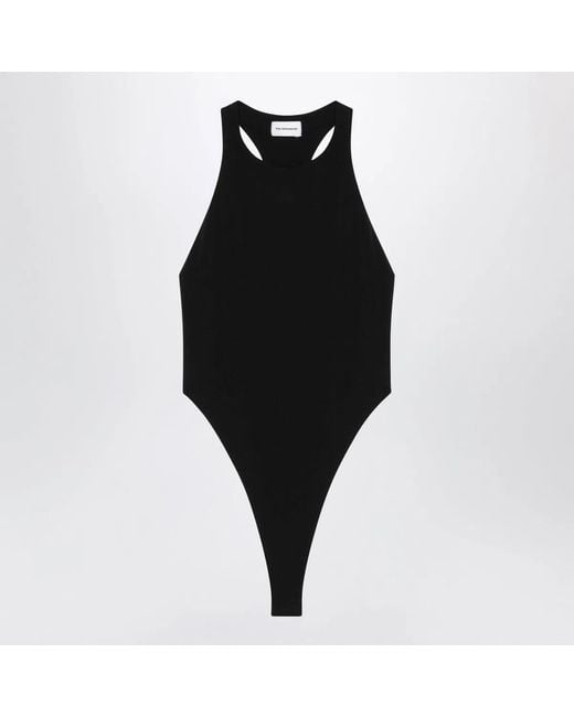 ANDAMANE Black Jersey Bodysuit