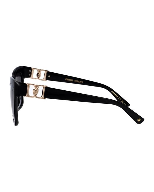 DSquared² Black Acetate Sunglasses