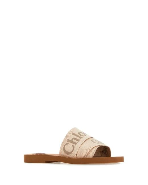 Chloé Natural Chloe Slippers