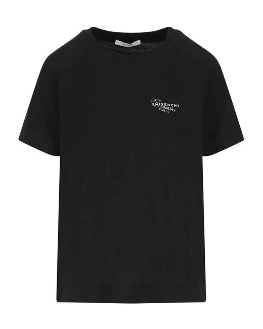 Givenchy Black Logo-Print Fitted T-Shirt