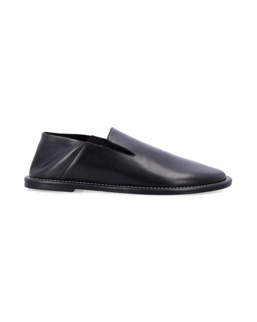 AMI Blue Leather Loafers for men