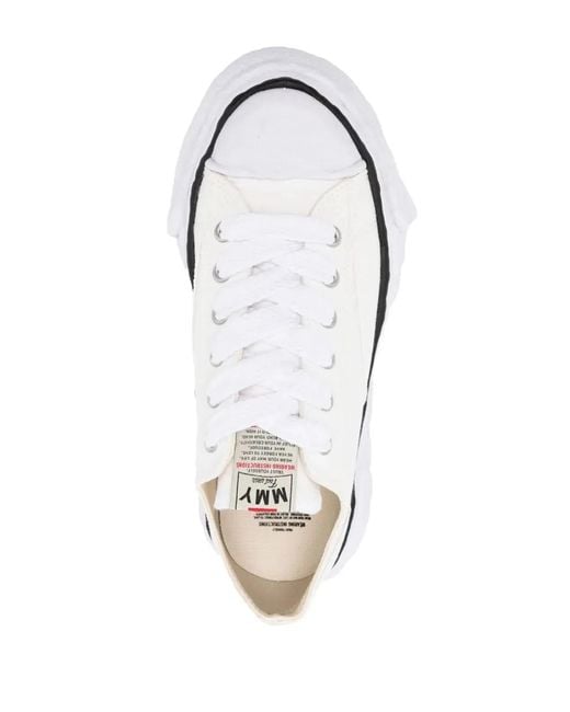 Maison Mihara Yasuhiro White "Peterson 23" Low Top Sneakers for men