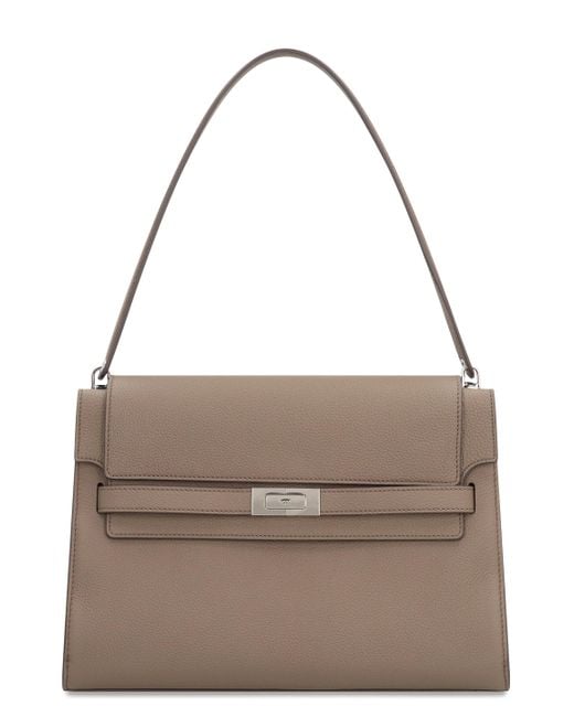 Tory Burch Brown Lee Radziwilli Grande Shoulder Bag