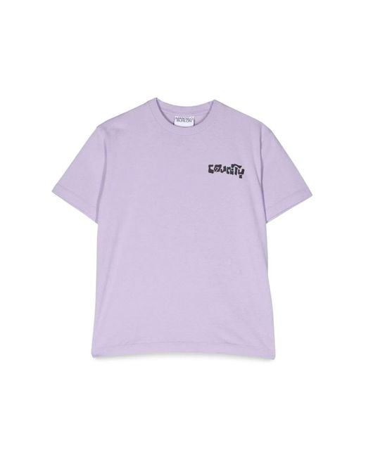 Marcelo Burlon Purple Marcelo Burlon County Of Milan Regular Ss T-Shirt