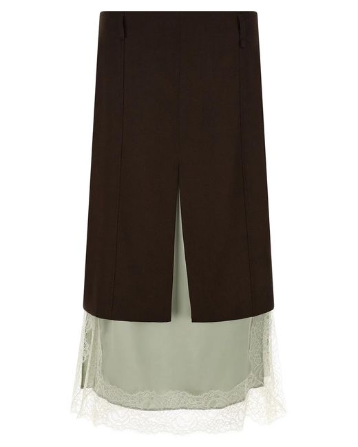 MISENITHE Brown 'Lila' Skirt