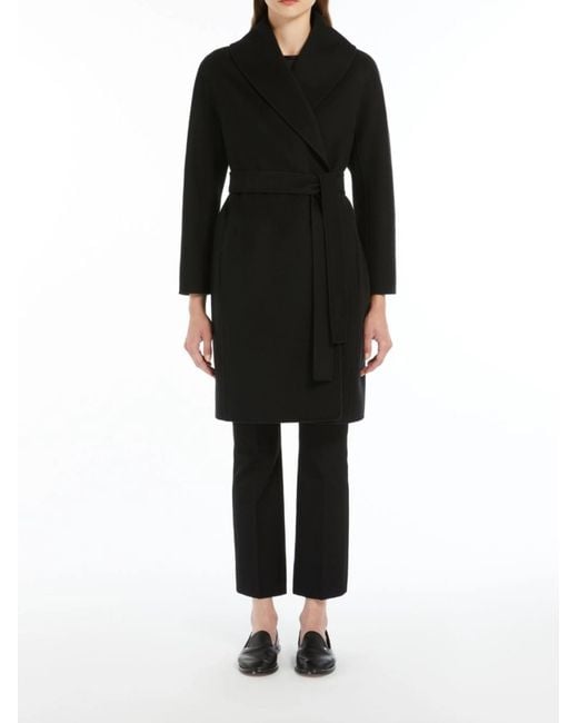 Max Mara Black Max Mara S Wool Messi Coat
