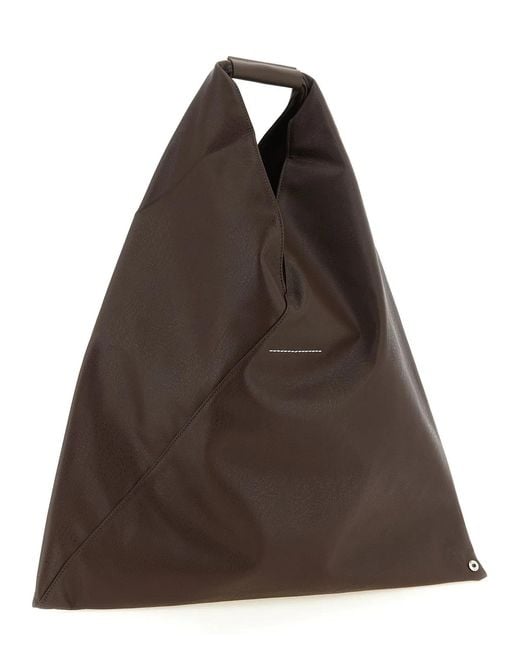 MM6 by Maison Margiela Brown 'Japanese Classic' Medium Handbag