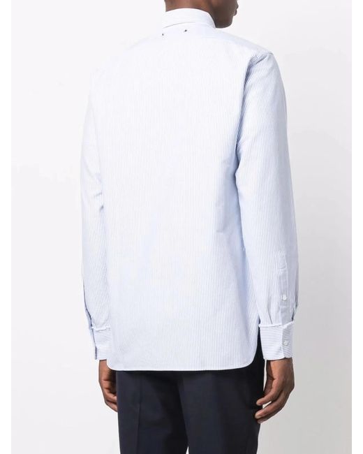 Golden Goose Deluxe Brand White Striped Shirt for men