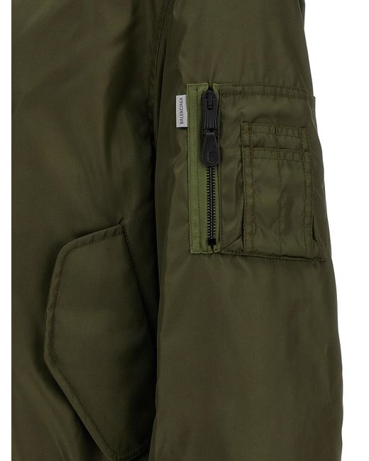 Balenciaga Green Bomber Jacket for men