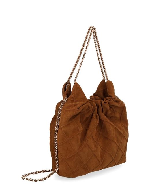 Tory Burch Brown Fleming Bag