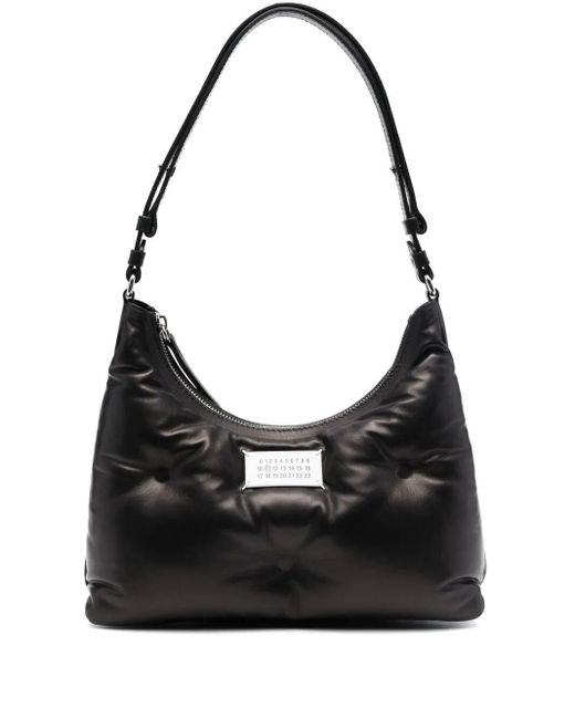 Maison Margiela Black "Glam Slam" Hobo Small Bag Bags