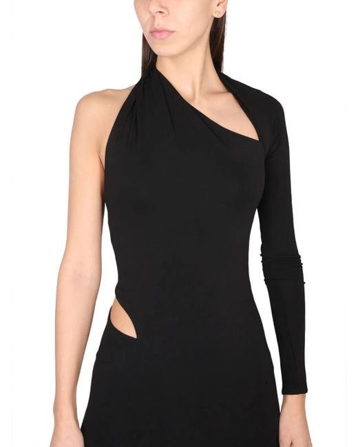 Versace Black Jersey Dress
