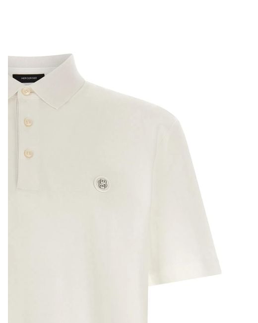 Boss White 'C-Parris 01' Polo Shirt for men