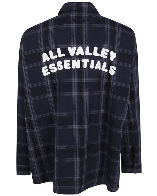 Fear Of God Blue Button Up Shirt for men